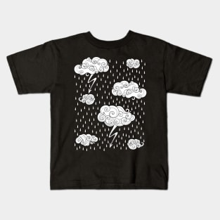 Noncolored Fairytale Weather Forecast Print Kids T-Shirt